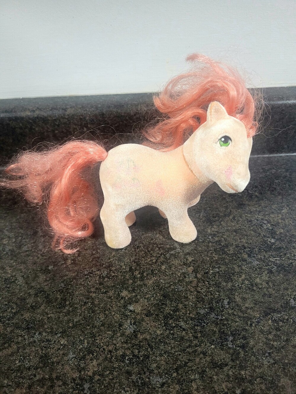 Vintage G1 My Little Pony So Flocked Cherries 1985